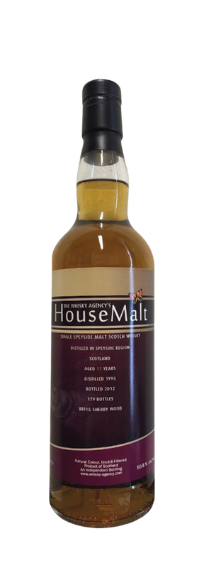 17 Years Old House Malt Speyside  70cl