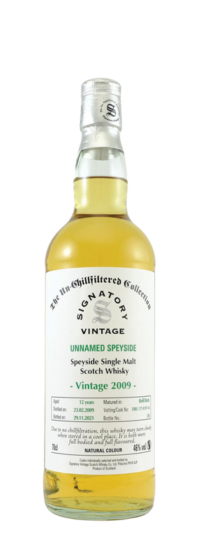 12 Years Old Unnamed Speyside Single Cask 46% 2009 70cl