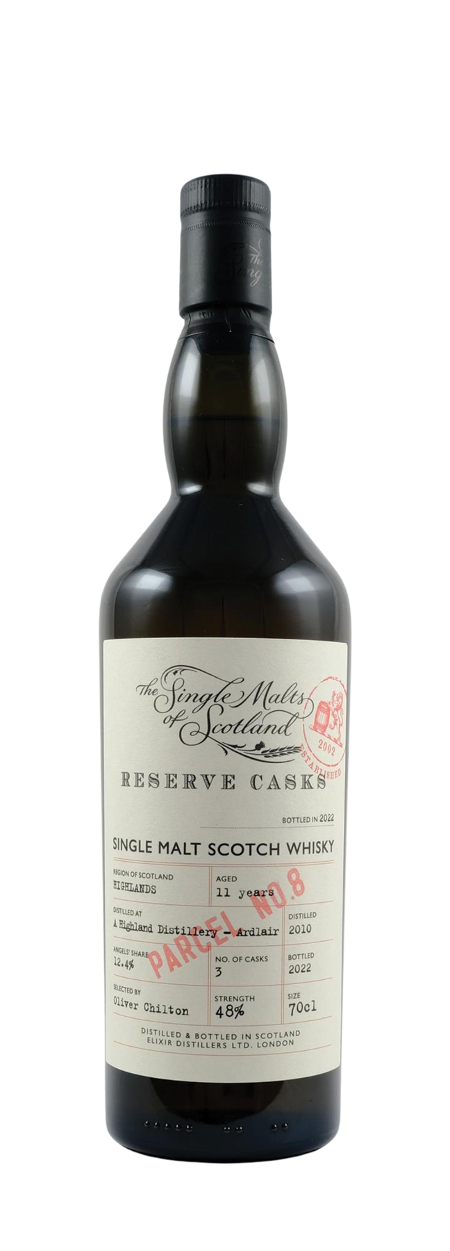 Ardlair 11 Years Old Single Malts Of Scotland Reserve Casks 48% 2010 70cl