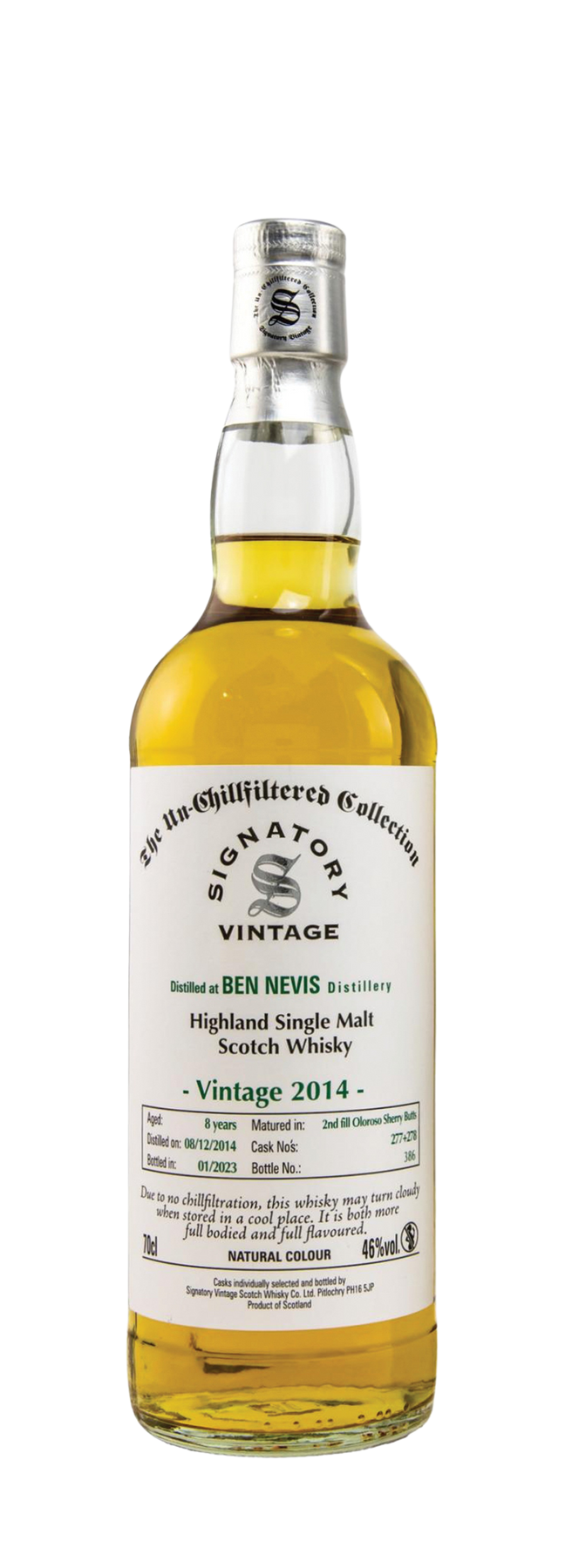 8 Years Old Signatory 46% 2014 70cl