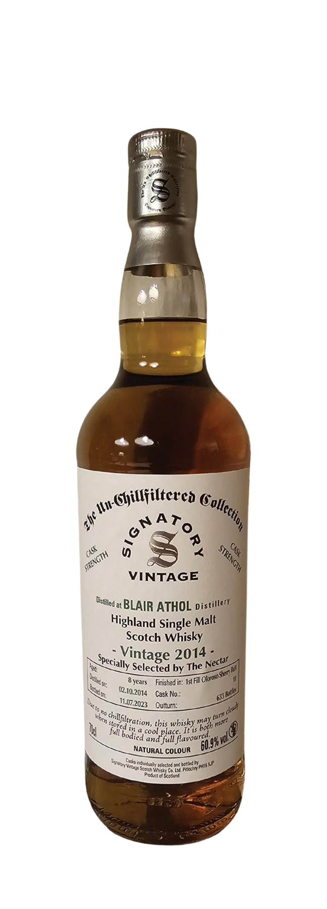 8 Years Old Signatory for The Nectar 60,9% 2014 70cl