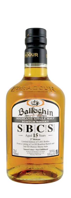 15 Years Old Ballechin Small Batch Cask Strength Batch 2 58,9% 70cl
