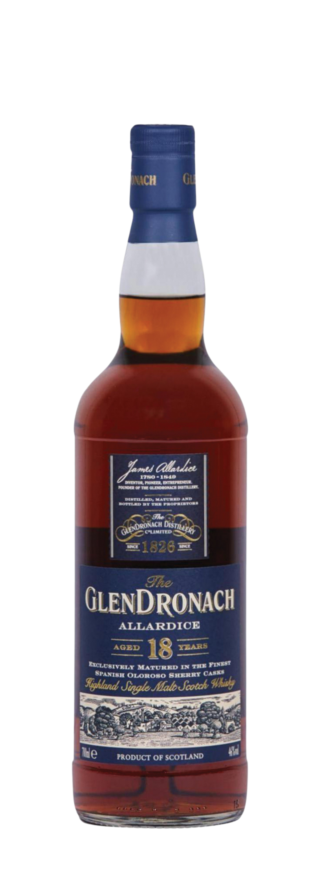GLENDRONACH ALLARDICE 18年 700ml 46% Glendronach 18 Year Allardice – shop-silverlakewine