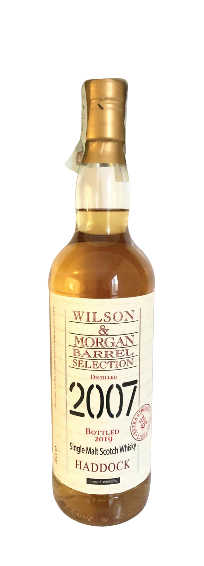 12 Years Old Barrel Selection Wilson & Morgan 50% 2007 70cl