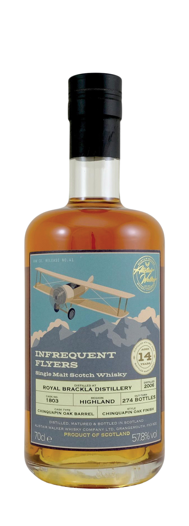 14 Years Old Single Cask Infrequent Flyers 57,8% 2006 70cl