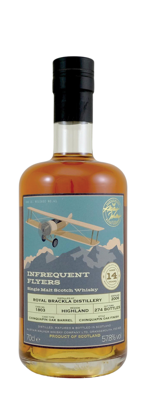 14 Years Old Single Cask Infrequent Flyers 57,8% 2006 70cl
