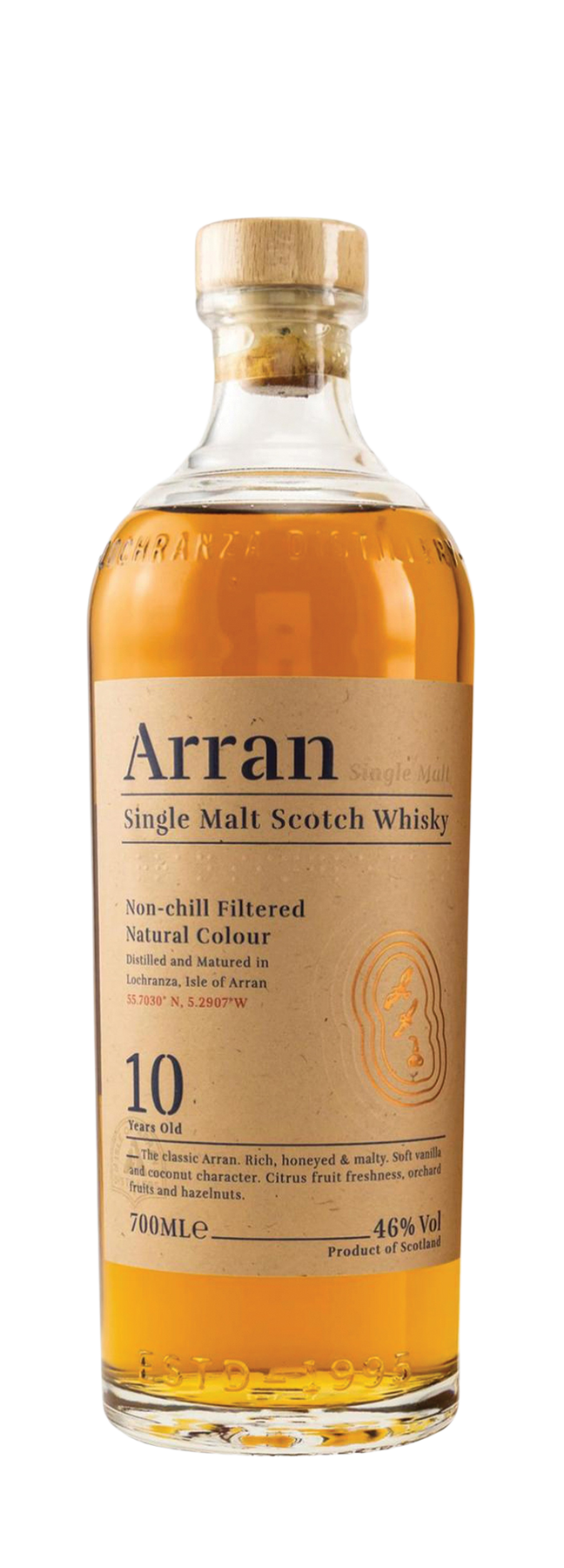 Arran 10 Years Old 46% 70cl