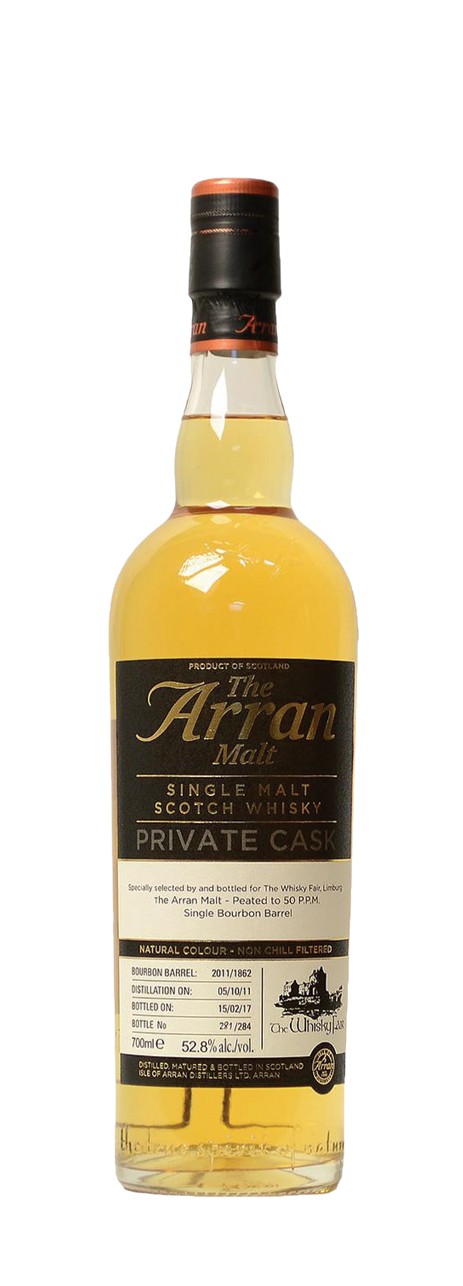 5 Years Old For The Whisky Fair 52,8% 2011 70cl