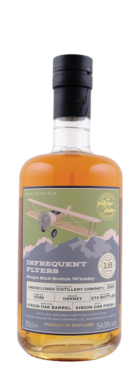 18 Years Old Orkney Single Cask Infrequent Flyers  70cl