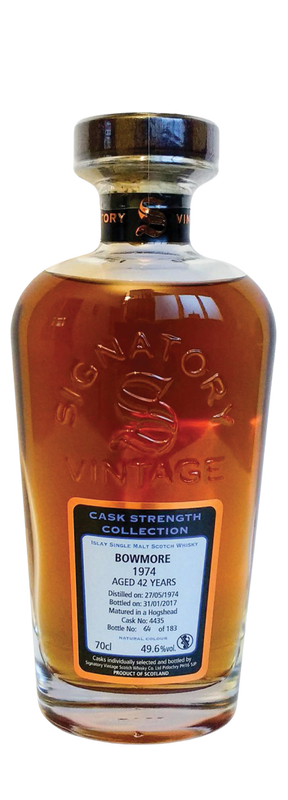 42 Years Old Single Cask Signatory Rare Reserve  70cl