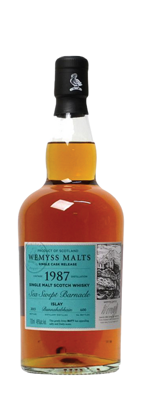 27 Years Old Sea Swept Barnacle Wemyss Malts 46%  70cl