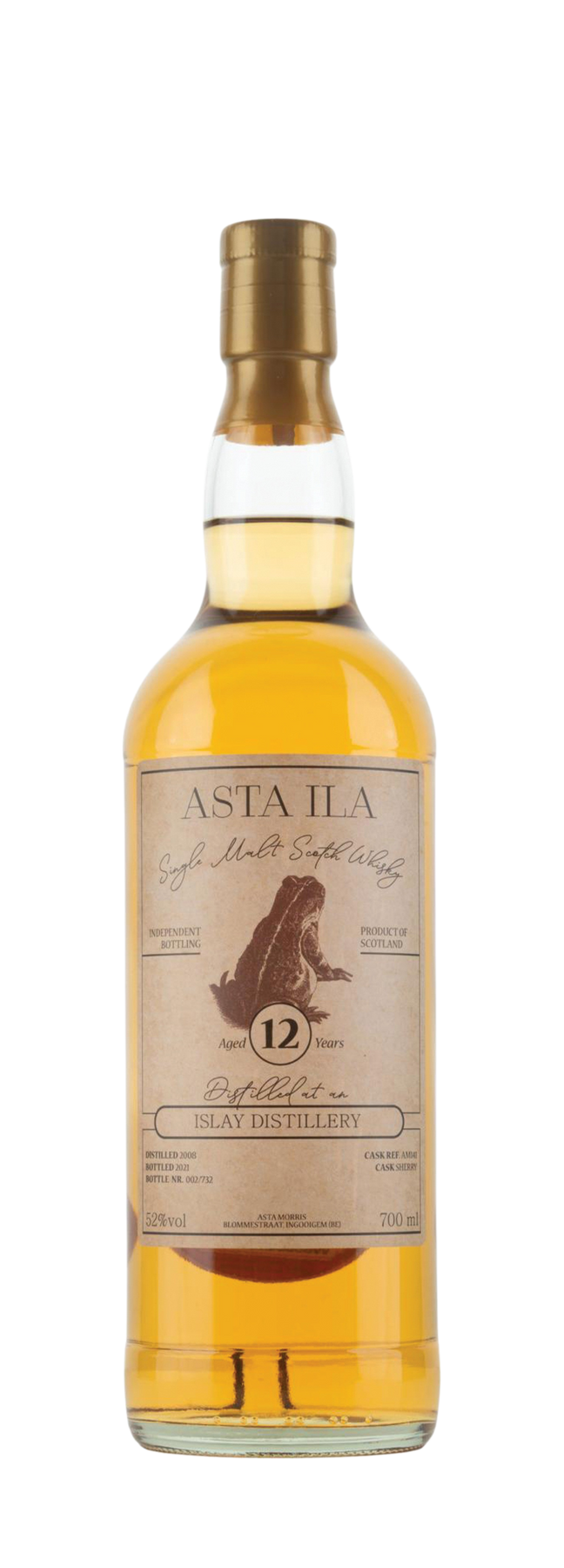 12 Years Old Asta Ila Asta Morris 52% 2008 70cl