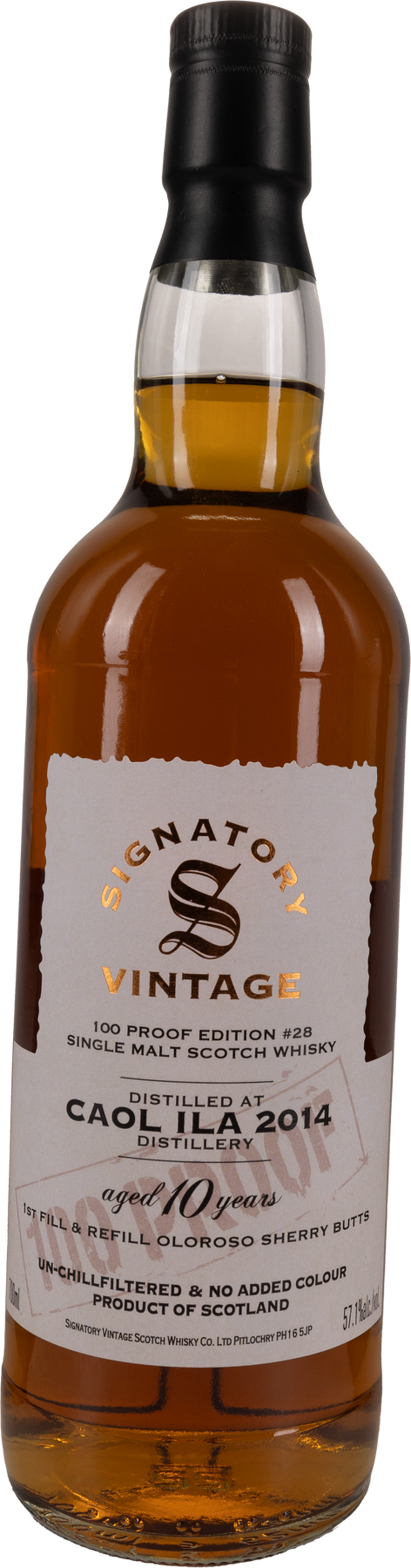 10 Years Old Signatory 57,1% 2014 70cl