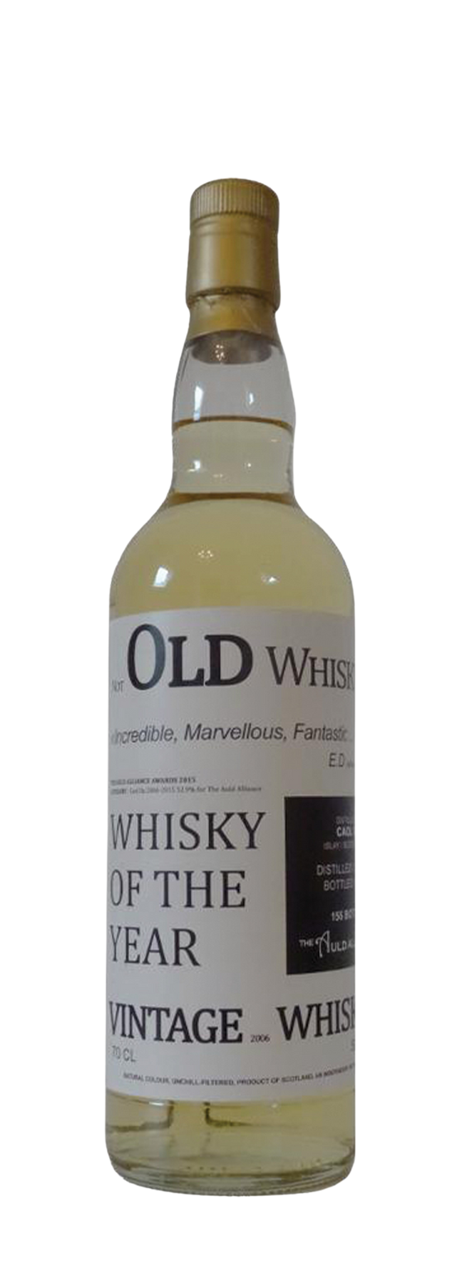 Whisky de l'année 2015 Auld Alliance 52,9% 2006 70cl