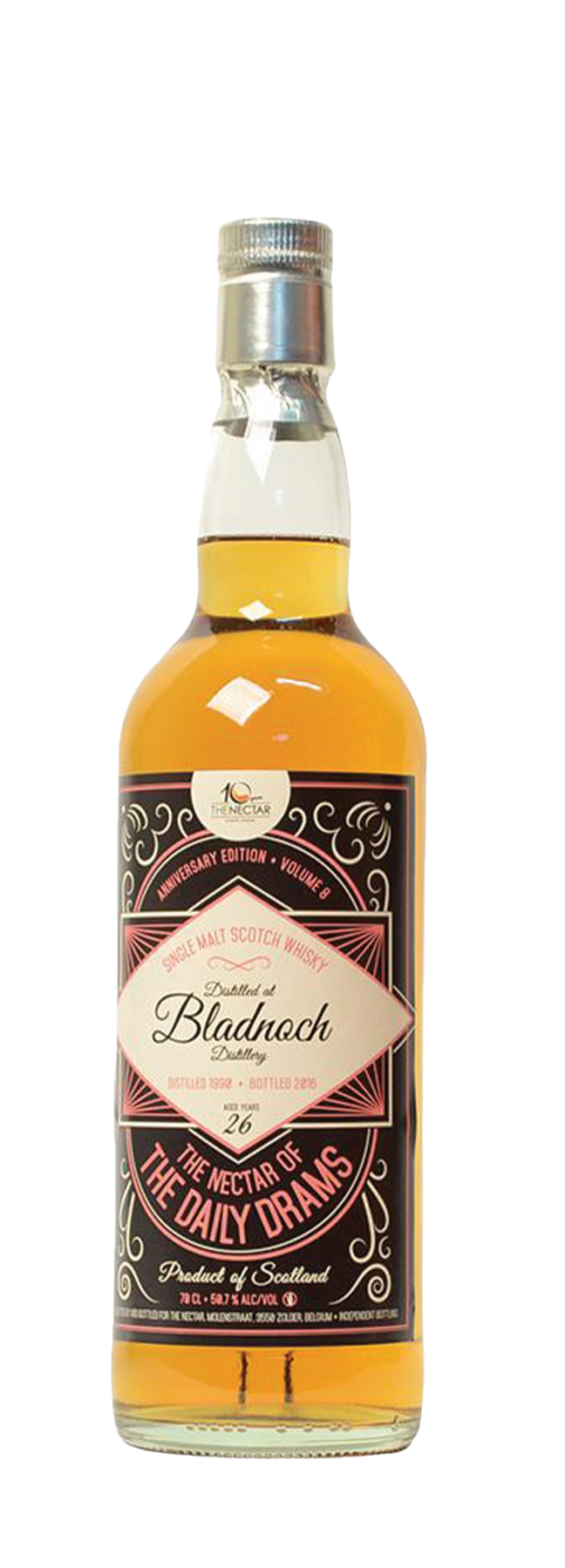 26 Years Old Single Cask The Nectar of The Daily Drams 50,7%  70cl