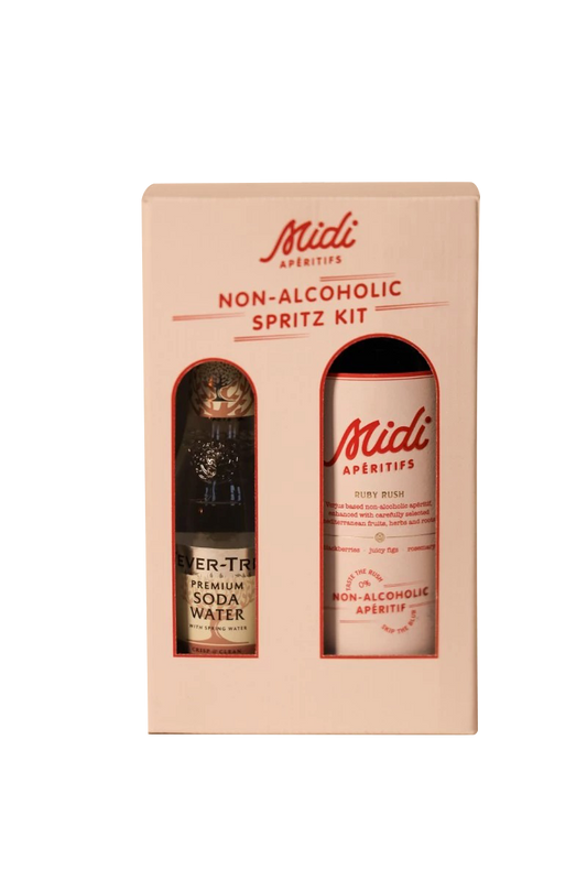 Gift Ruby Rush + 2 Tonics + 4 Glass Straws + 4 Coasters 70cl